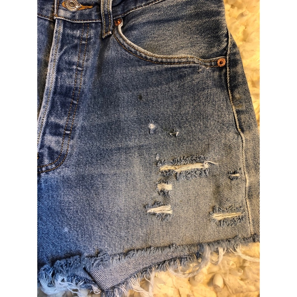 Distressed vintage Levi’s shorts